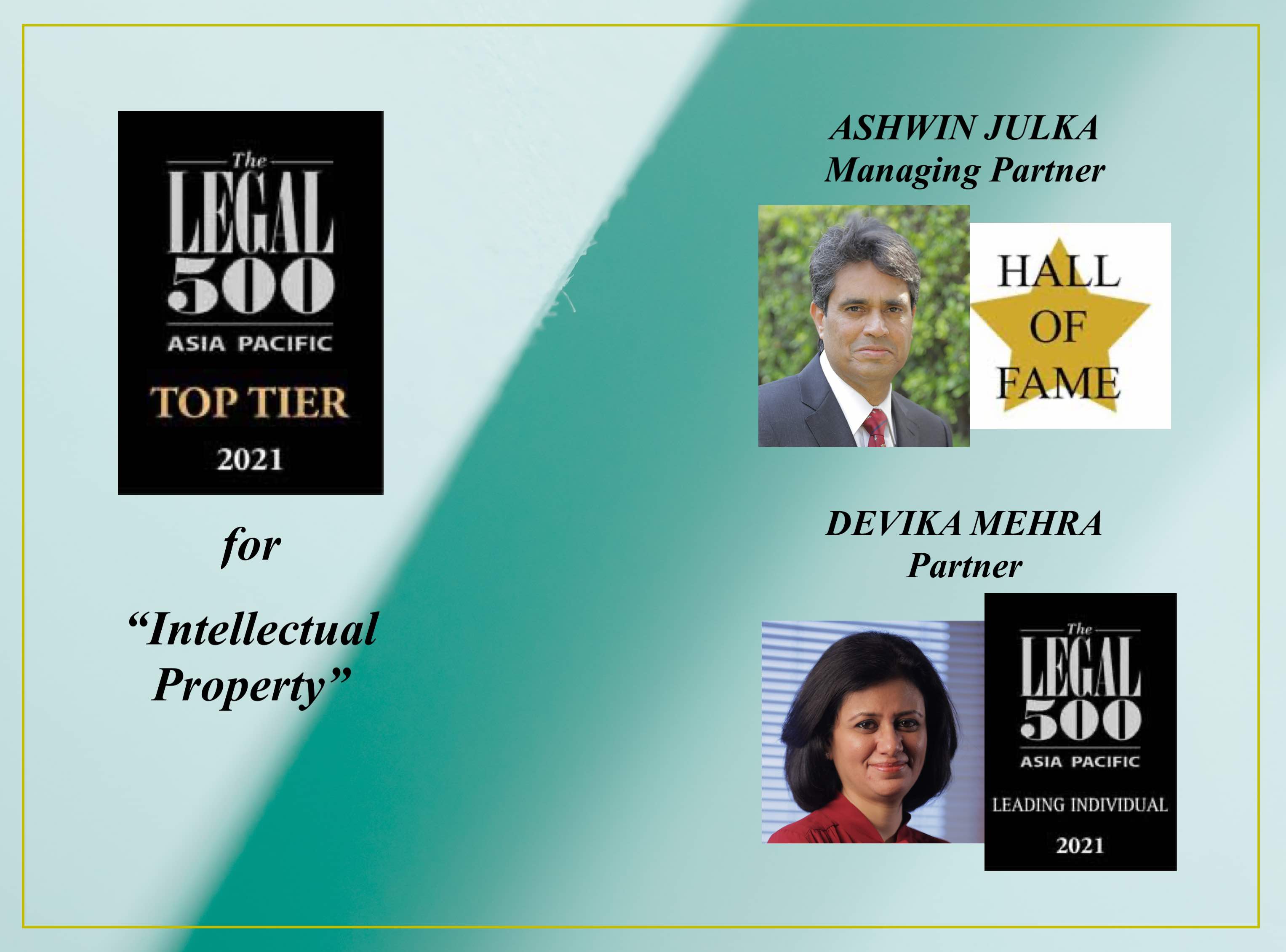 Legal 500 Asia Pacific Rankings 2021